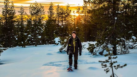 Head on a snowshoe adventure in the wilderness